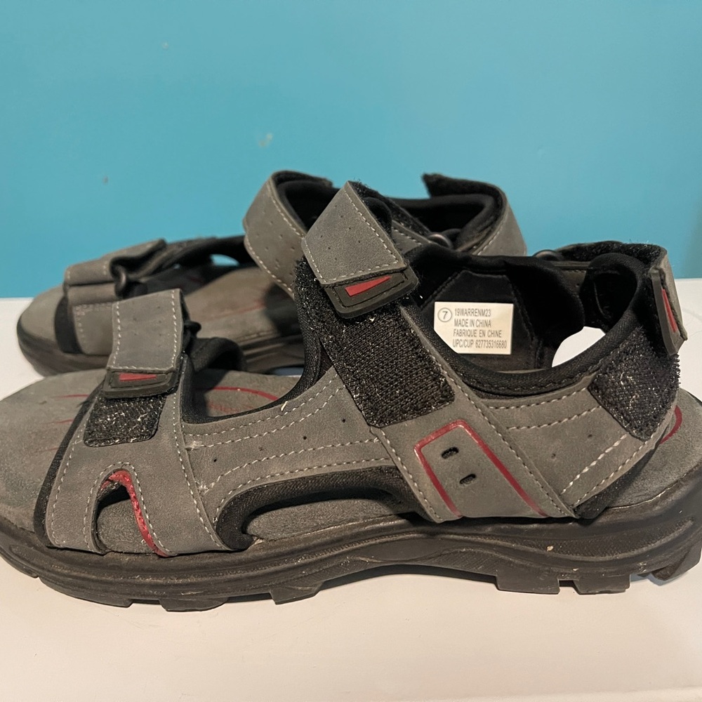 Ozark Trail Gray and Black Sandals size 7